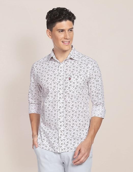 U.S. POLO ASSN. Men's Cotton Regular Fit Shirt